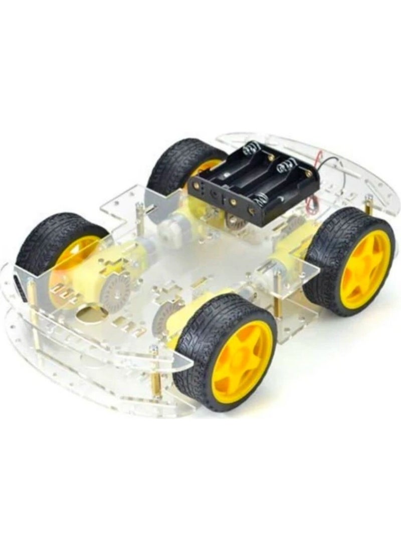 Fapatech - Arduino Bluetooth Controlled 4WD Car Robot Kit - 4WD - Image 1