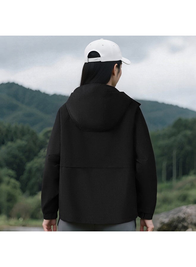 Fapai Autumn Fashion Versatile Outdoor Mountain Style Youth Sports Hooded Jacket Coat Women - Image 5