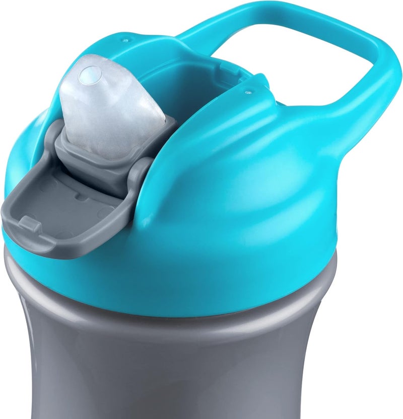 Chicco Soft Spout Tumbler Spill-Free 12oz Teal/Silver 18m+ (1pk) - Image 2