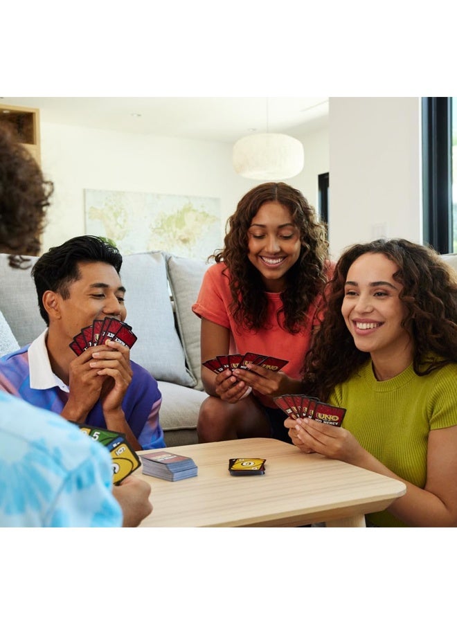 Mattel Games UNO Show No Mercy Card Game - Competitive Party Edition for Kids, Adults & Families - 2-10 Players, Ages 7+ with 112 Cards for Game Nights, Parties & On-The-Go Fun - Image 2