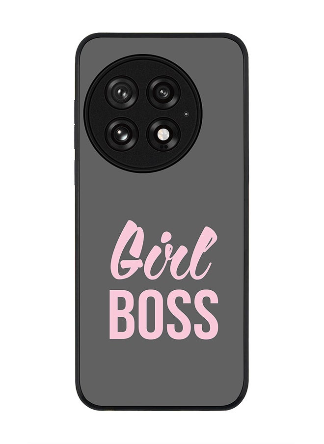 Stylizedd For OnePlus 13 5G Case,Slim fit Camera Protection, Shockproof Thin Phone cover  - Girl Boss (Grey)  - Image 1