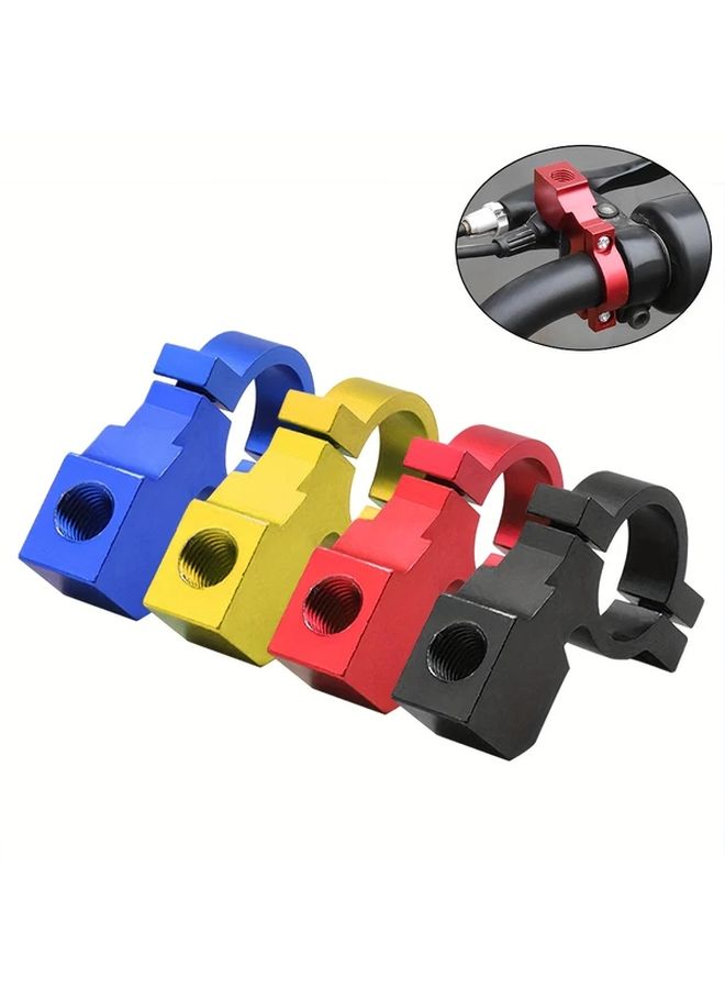 Red Motorcycle Handlebar Mirror Mount Adapter 10Mm Thread 22Mm For ATV Bicycle Scooter - Image 4