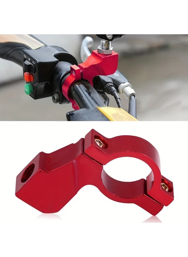 Red Motorcycle Handlebar Mirror Mount Adapter 10Mm Thread 22Mm For ATV Bicycle Scooter - Image 5