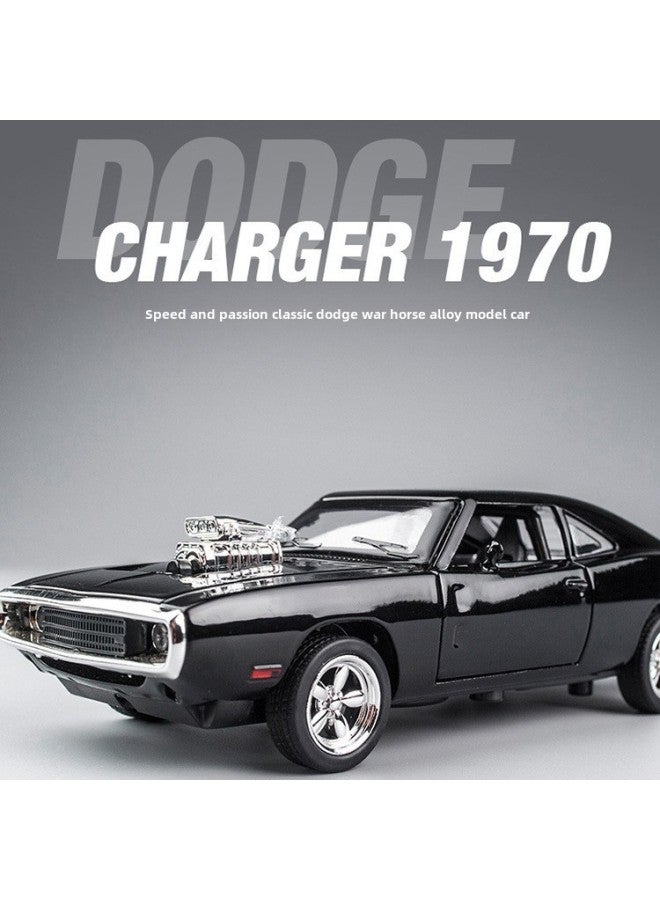 Jianyuan 1:32 Dodge Alloy Car Model Children's Toy Car Simulation Car Model Boy Gift Blind Box-Color:White Boxed - Image 2