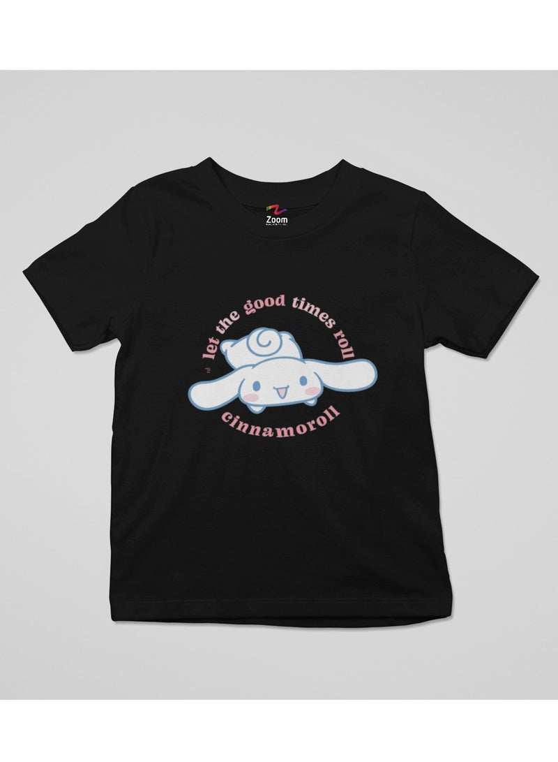 ZOOM تي شيرت قطن ناعم من سينامورول مع طباعة شخصية رائعة