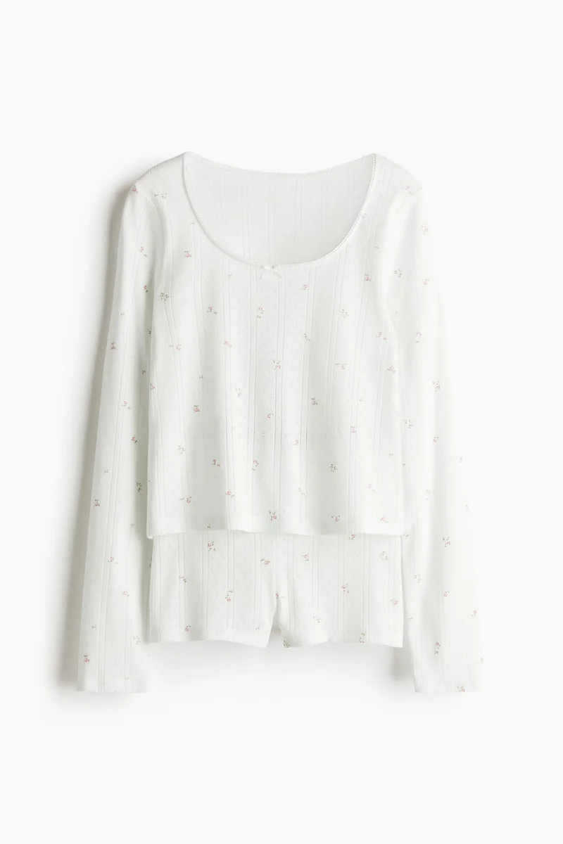 H&M POINTELLE PYJAMAS SET