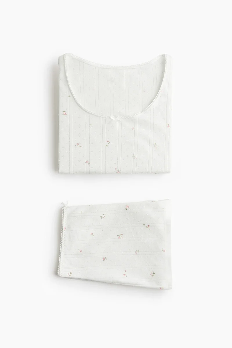 H&M POINTELLE PYJAMAS SET