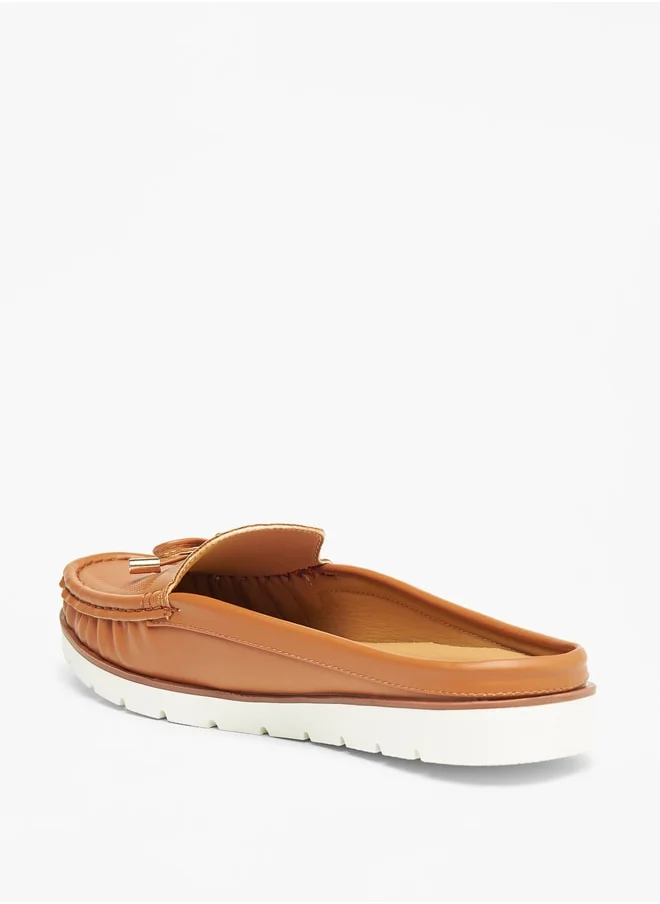 لو كونفورت Bow Accent Slip-On Mules