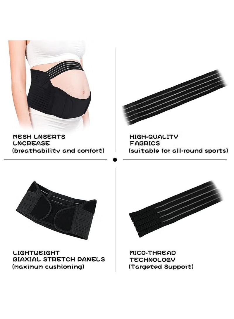 3-in-1 Pregnancy Support Maternity Belt Waist Back Abdomen Brace Band
