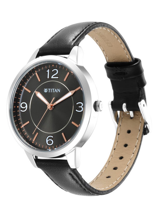 TITAN Leather Analog Wrist Watch 2617SL04 - Image 3