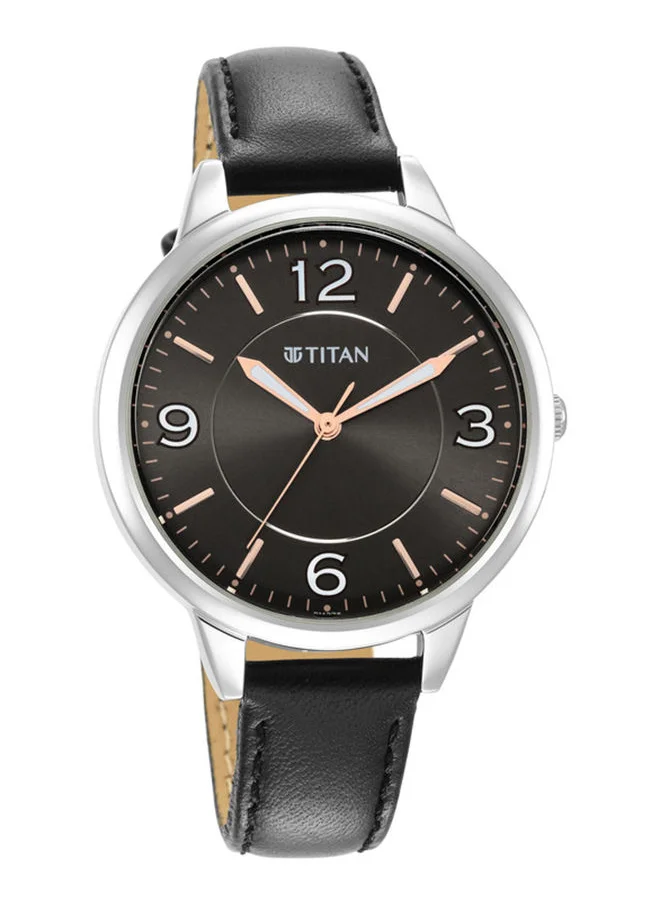 TITAN Leather Analog Wrist Watch 2617SL04