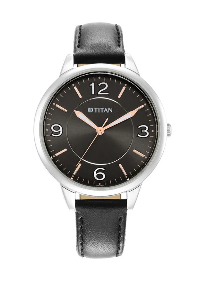 تيتان Leather Analog Wrist Watch 2617SL04