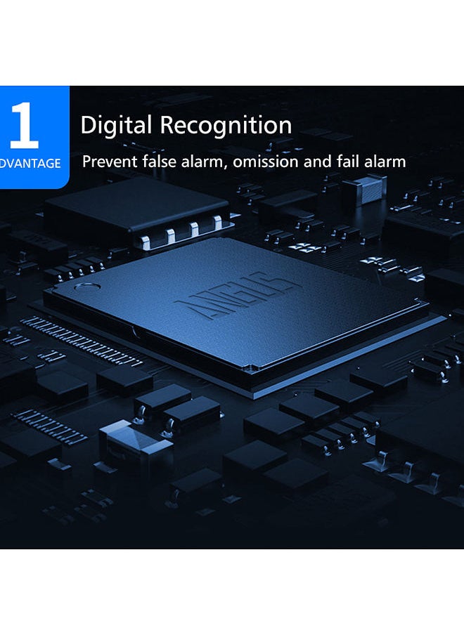 Generic - Solar Powered Wireless Independent Infrared Motion Sensor Detector Strobe Siren 120dB Alarm Waterproof PIR Sensor - Image 1