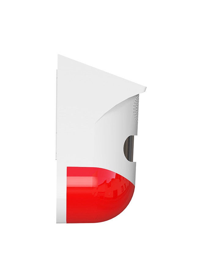 Generic - Solar Powered Wireless Independent Infrared Motion Sensor Detector Strobe Siren 120dB Alarm Waterproof PIR Sensor - Image 1