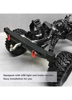 Rc Car Reat Bumper Metal Rear Bumper With Led Light/Trailer Hitch For Scx10 90046/Traxxas Trx 4 1/10 Scale Axial Rc Crawler Car Retrofit And Upgrade Accessories Simulation Climbing Car Rear Bumper - pzsku/Z829EE8A624A96CA9B9C3Z/45/_/1692171616/29d209e7-ec11-49ac-bb80-86528f8f8ed2