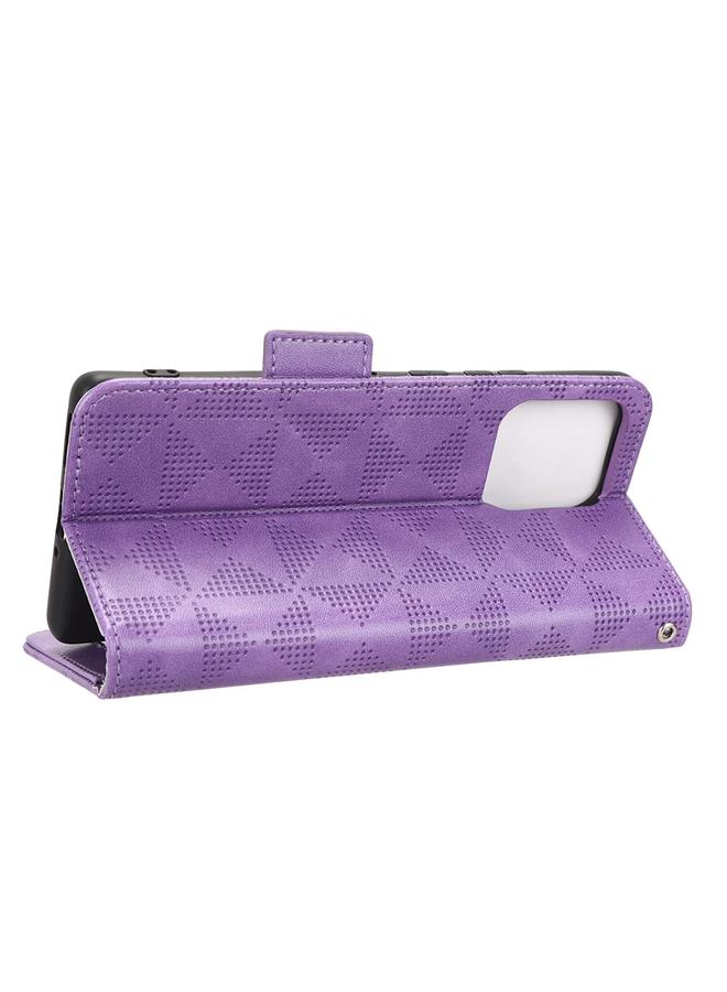 اس-توب جراب هاتف موتورولا موتو X40 برو مصنوع من الجلد بتصميم مثلث متماثل - Image 5