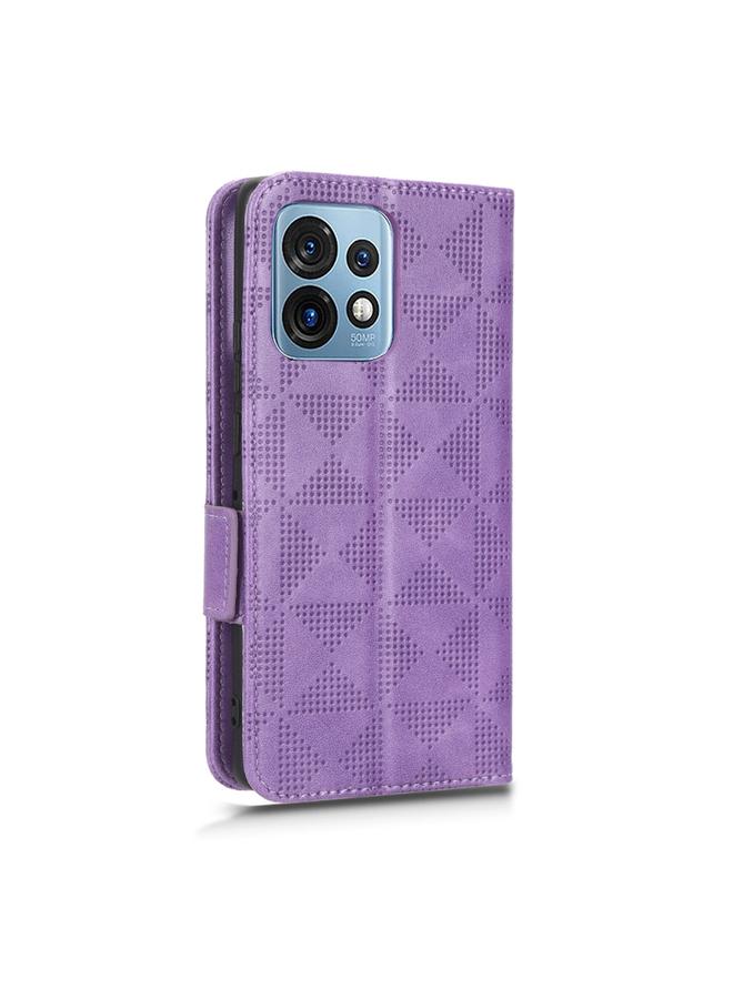 اس-توب جراب هاتف موتورولا موتو X40 برو مصنوع من الجلد بتصميم مثلث متماثل - Image 3