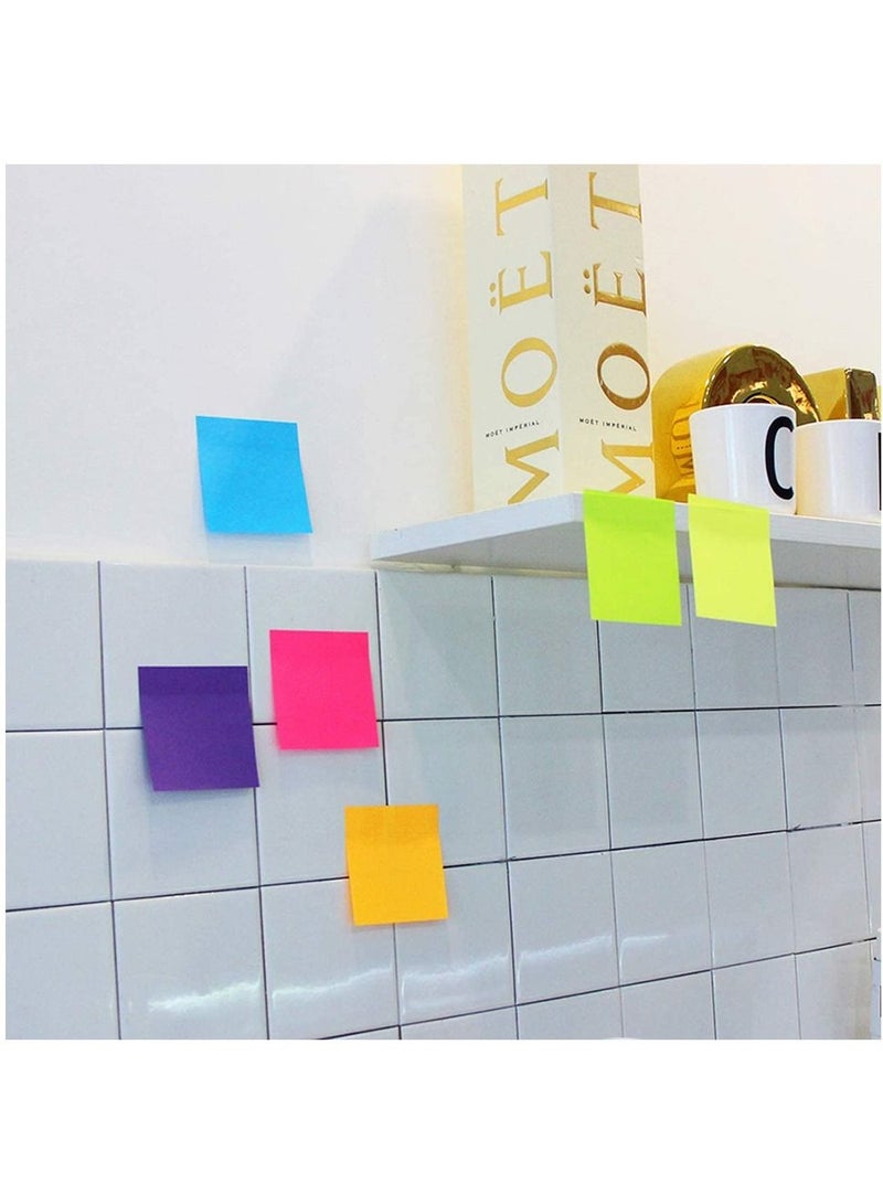 Generic (8 Pack) Sticky Notes 3x3 Inches,Bright Colors Self-Stick Pads, Easy to Post for Home, Office, Notebook, 82 Sheets/pad  - Image 4