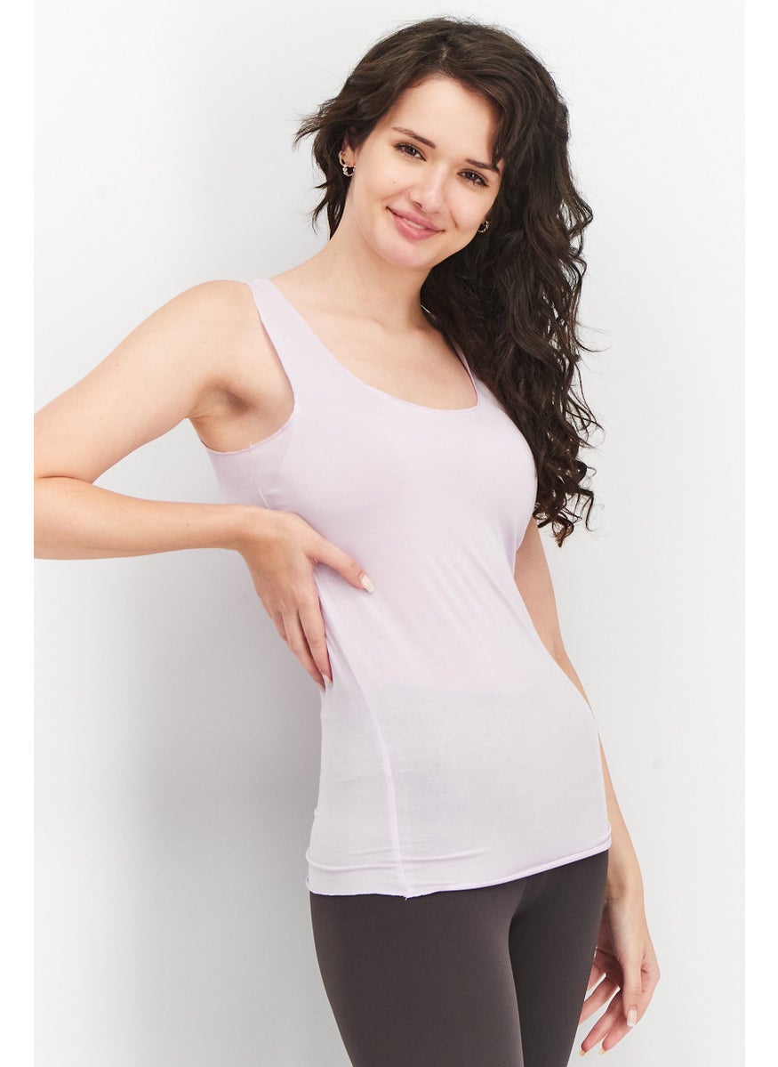 Women Scoop Neck Sleeveless Plain Tank Top, Lavender - pzsku/Z829F41442CD65F7BBF82Z/45/_/1739110511/c639acee-a162-41ea-b789-33b5bed8afc3