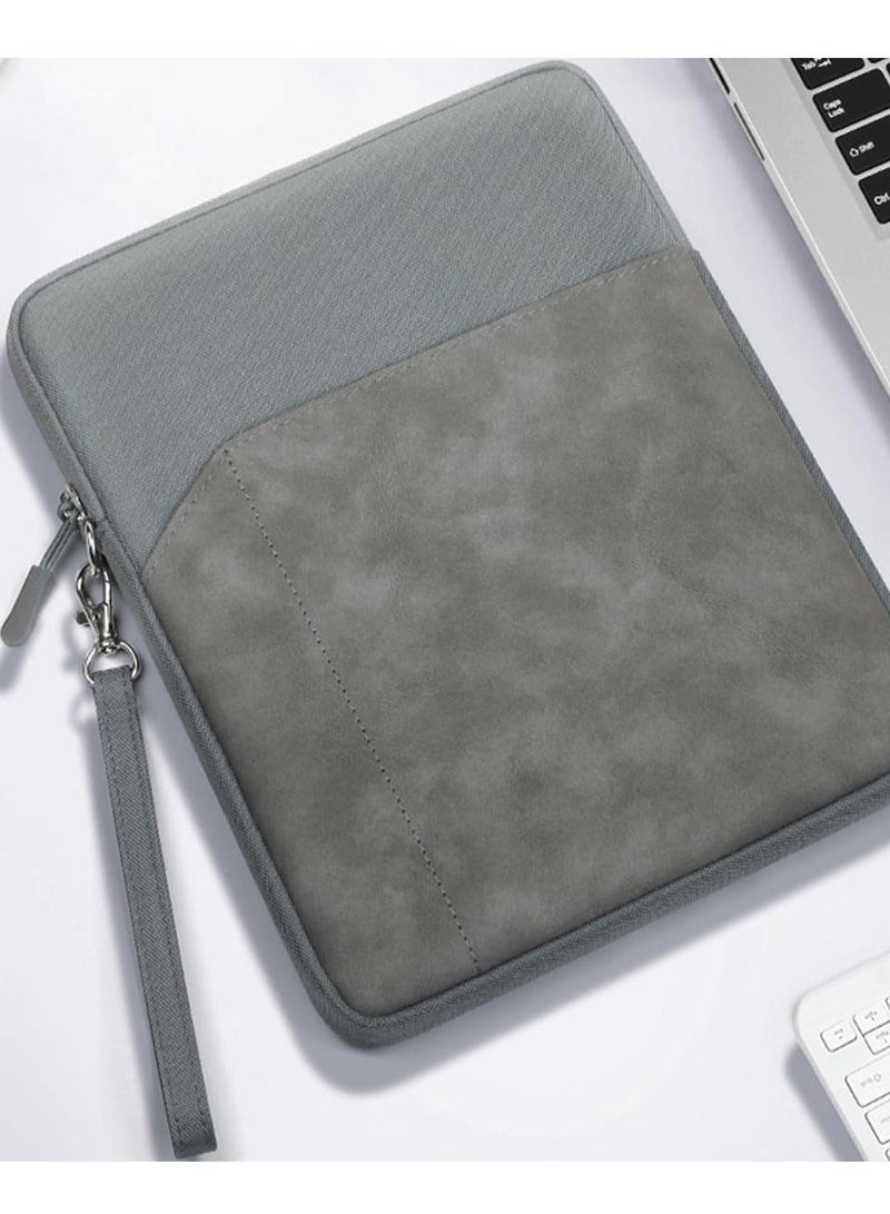 اليشمك حقيبة كمبيوتر لوحي بحجم 9-11 بوصة لجهاز iPad Air 5/4/3 10.9/10.5، iPad 9/8/7 10.2، iPad الجيل العاشر 10.9، iPad Pro 11 بوصة، Tab S8/S9 11، Galaxy Tab A9+/A9 Plus 11، كمبيوتر لوحي 10.1 بوصة، رمادي فضائي - Image 1