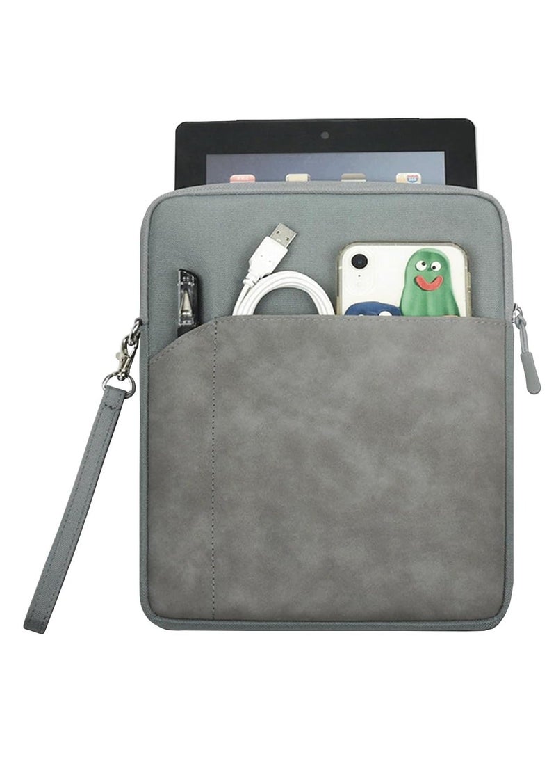 اليشمك حقيبة كمبيوتر لوحي بحجم 9-11 بوصة لجهاز iPad Air 5/4/3 10.9/10.5، iPad 9/8/7 10.2، iPad الجيل العاشر 10.9، iPad Pro 11 بوصة، Tab S8/S9 11، Galaxy Tab A9+/A9 Plus 11، كمبيوتر لوحي 10.1 بوصة، رمادي فضائي - Image 2