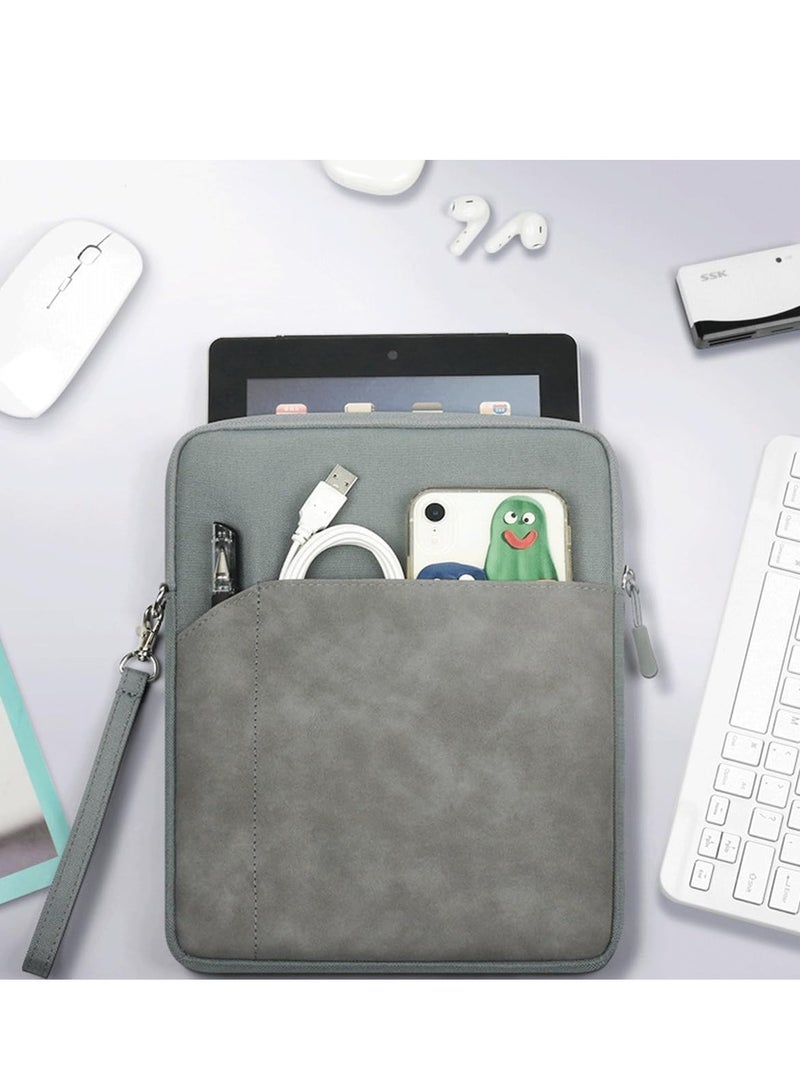 اليشمك حقيبة كمبيوتر لوحي بحجم 9-11 بوصة لجهاز iPad Air 5/4/3 10.9/10.5، iPad 9/8/7 10.2، iPad الجيل العاشر 10.9، iPad Pro 11 بوصة، Tab S8/S9 11، Galaxy Tab A9+/A9 Plus 11، كمبيوتر لوحي 10.1 بوصة، رمادي فضائي - Image 4
