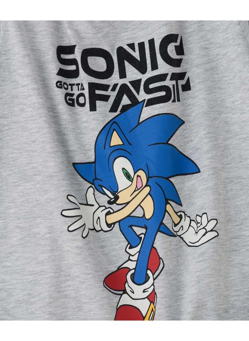 SONIC Sonic Tshirt for Boys | Casual Wear with Cotton Jersey Fabric | Regular Length