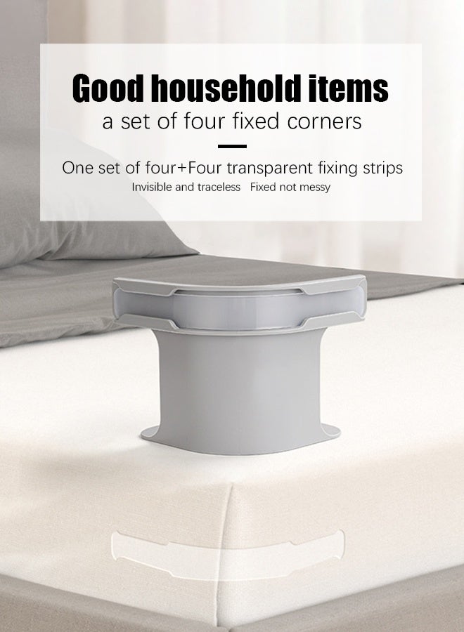 مجموعة من 4 قطع ، حامل ورقة من أربعة corner ، مجموعة الغلاف ، احتفظ بالورقة من الشركة ، غطاء ركن الغلاف الثقيل مجموعة الزاوية مع FIT (رمادي) - Image 2