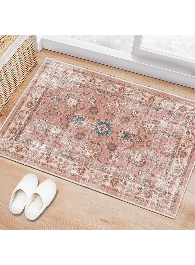 آنا سجادة منطقة كريستالية مخملية غير قابلة للانزلاق ومتينة للاستخدام المنزلي - Image 1