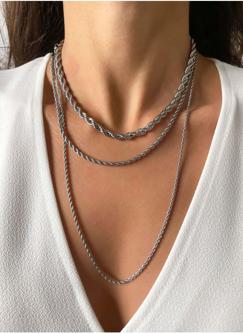 Clé de Lune The Braided Necklace  - 5mm  - Image 4