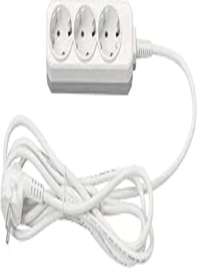 Power Strip Extension Board 10ms Cord 3 Sockets