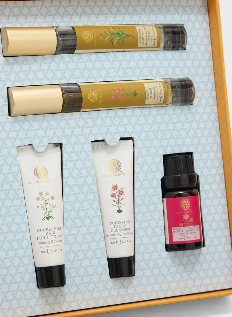 Forest Essentials Forest Essentials Trial Sized Skin & Hair Gift Box