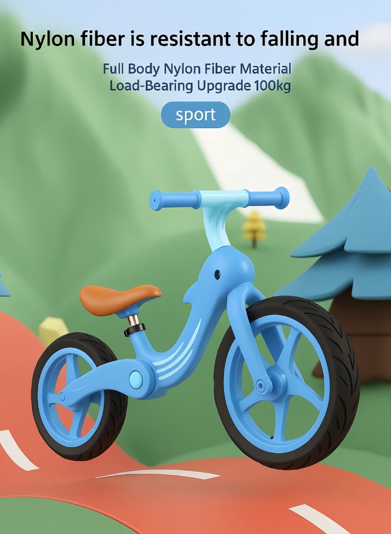 Kids Balance Bike for Ages 2 to 6 Foldable Lightweight Walking Bike No Pedal with 360 Degree Handlebar PU Seat and Anti Slip Tires  - Image 2