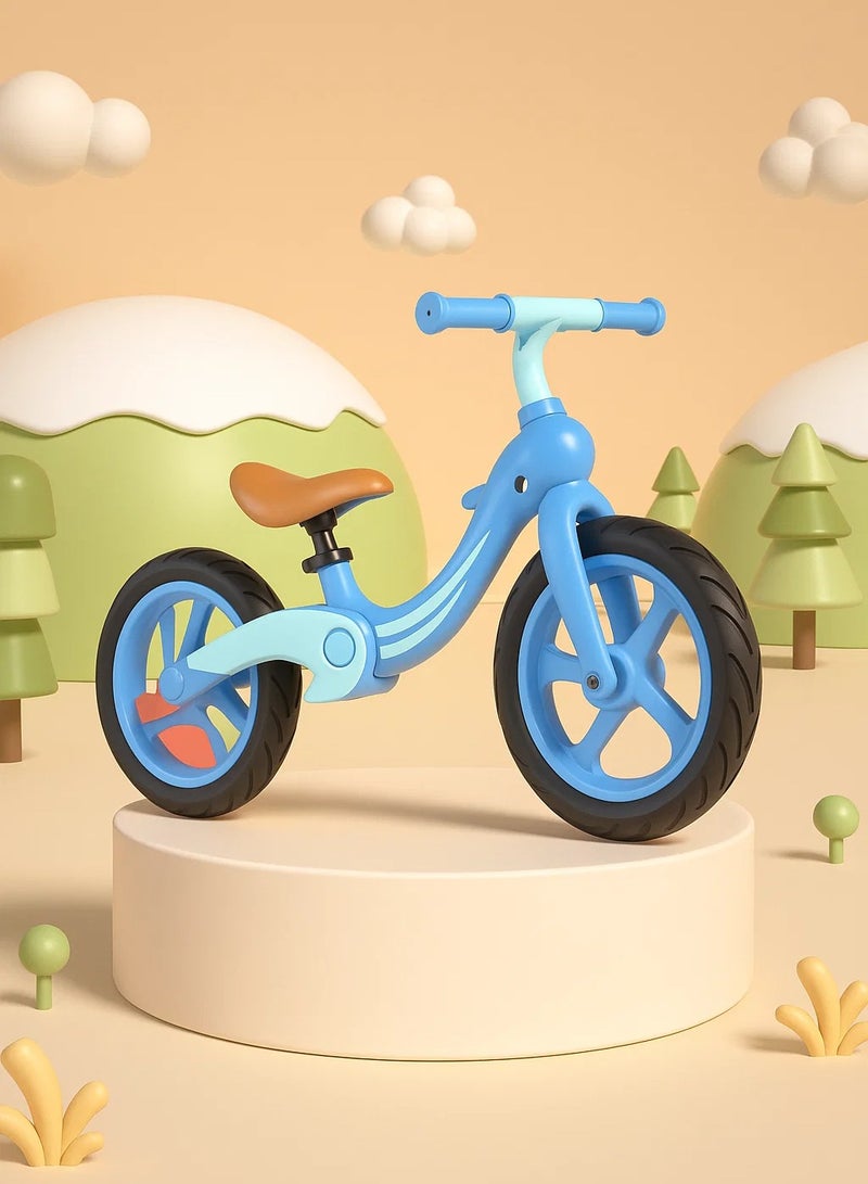 Kids Balance Bike for Ages 2 to 6 Foldable Lightweight Walking Bike No Pedal with 360 Degree Handlebar PU Seat and Anti Slip Tires  - Image 1