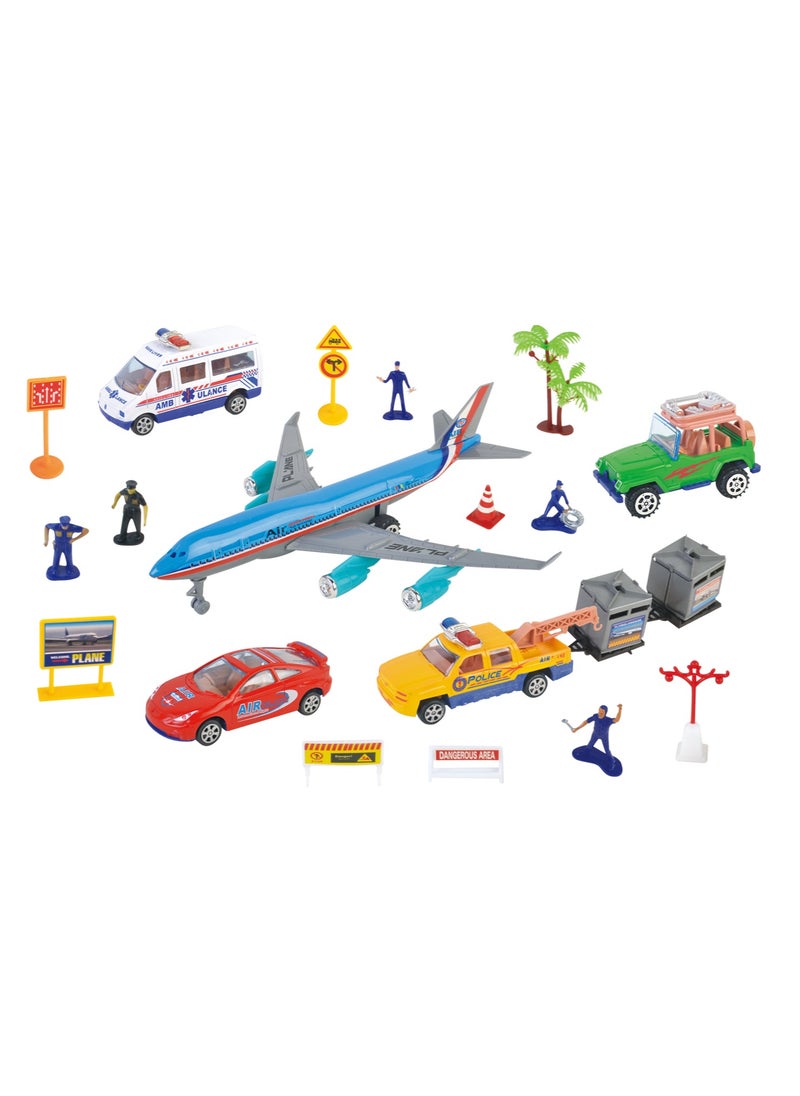 Power Joy Power Joy Vroom Vroom  Airport Playset, Assorted 1 Piece (Style & Color May Vary) | Toy Vehicle | Gift for Kids  - Image 2