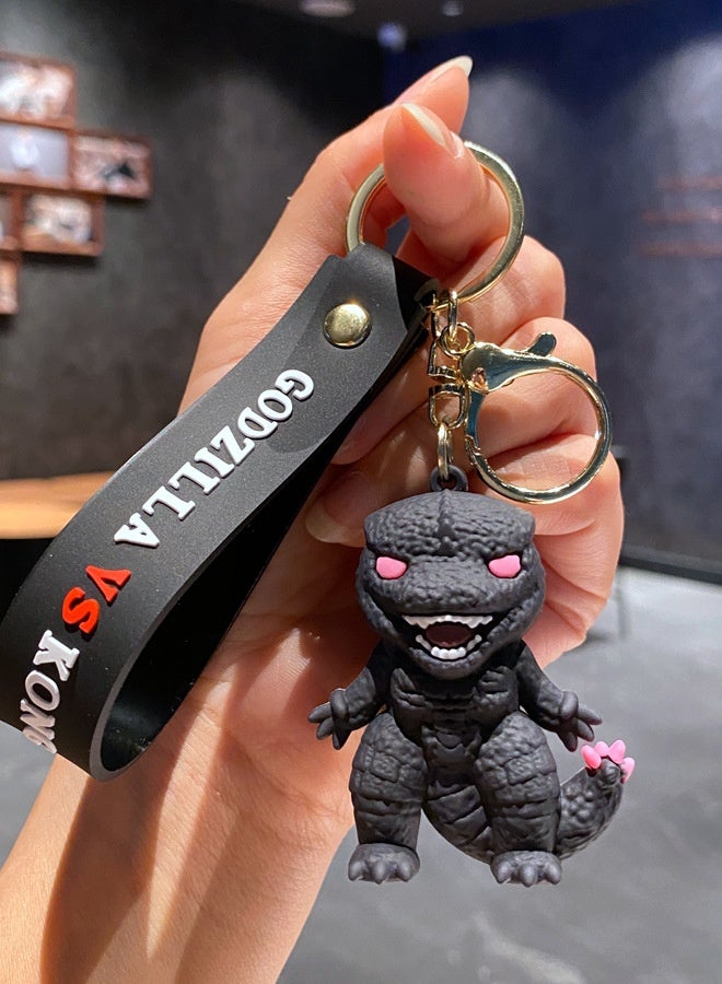 Godzilla Soft Rubber Keychain Doll Bag Pendant