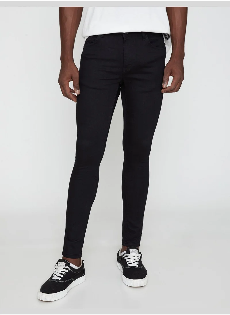 كوتون Justin Super Skinny Fit Jeans
