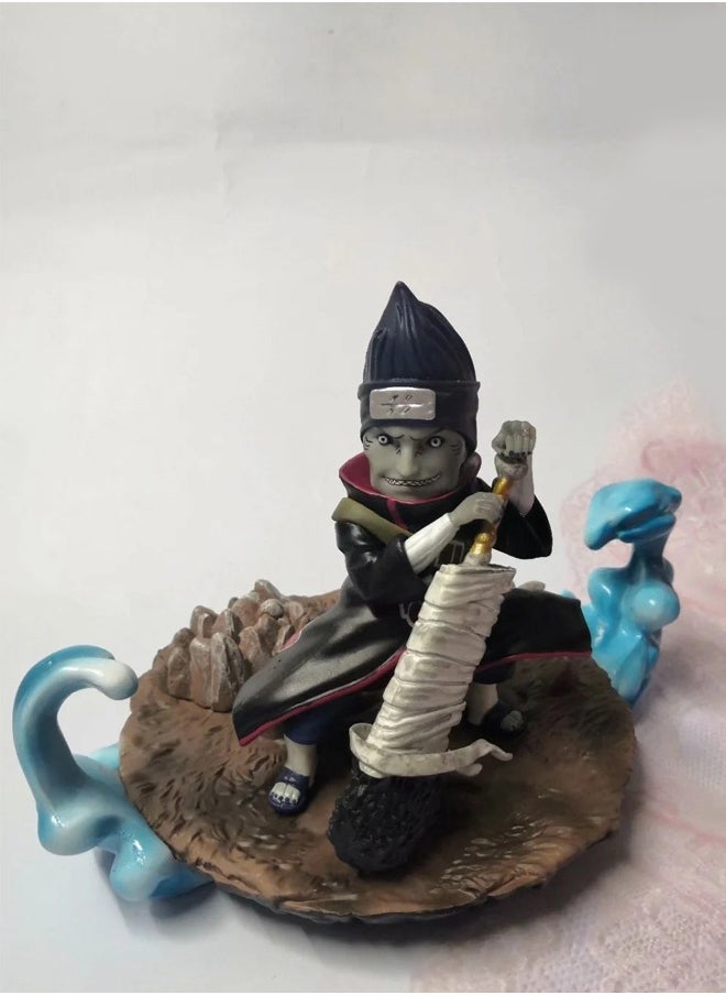 Naruto Akatsuki Kisame Action Figure Decorative Resin Sculpture Home Decor Statue, Art Figurine Home Ornament Decoration for Office, Living Room, Bedroom, Book Shelf, TV Cabinet, Desktop  - Image 1