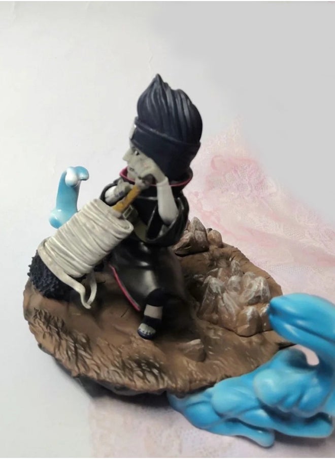 Naruto Akatsuki Kisame Action Figure Decorative Resin Sculpture Home Decor Statue, Art Figurine Home Ornament Decoration for Office, Living Room, Bedroom, Book Shelf, TV Cabinet, Desktop  - Image 4