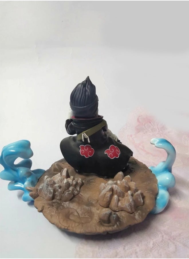 Naruto Akatsuki Kisame Action Figure Decorative Resin Sculpture Home Decor Statue, Art Figurine Home Ornament Decoration for Office, Living Room, Bedroom, Book Shelf, TV Cabinet, Desktop  - Image 3