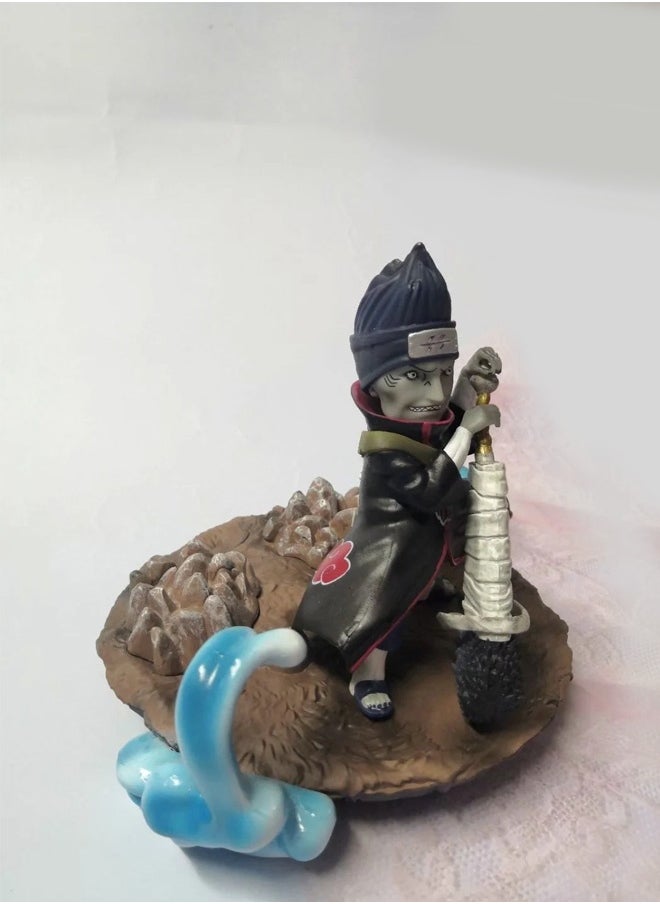 Naruto Akatsuki Kisame Action Figure Decorative Resin Sculpture Home Decor Statue, Art Figurine Home Ornament Decoration for Office, Living Room, Bedroom, Book Shelf, TV Cabinet, Desktop  - Image 2