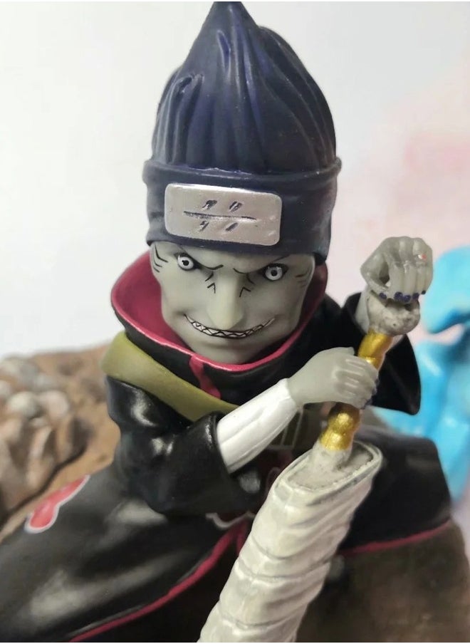 Naruto Akatsuki Kisame Action Figure Decorative Resin Sculpture Home Decor Statue, Art Figurine Home Ornament Decoration for Office, Living Room, Bedroom, Book Shelf, TV Cabinet, Desktop  - Image 5