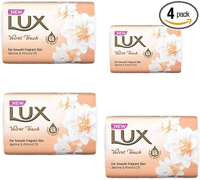 صابون لوكس لمسة مخملية 100 جرام عبوة من 4
