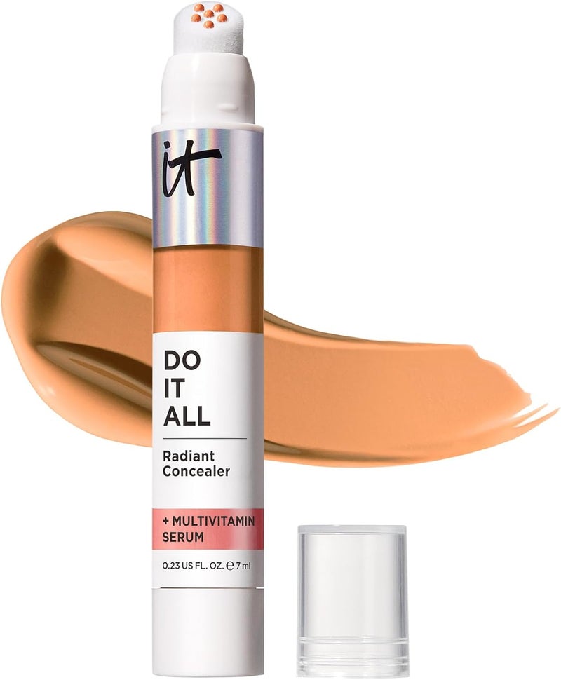 IT Cosmetics Radiant Concealer with Medium Coverage Enriched with Vitamins B3 B5 and E Do It All Concealer 7Ml