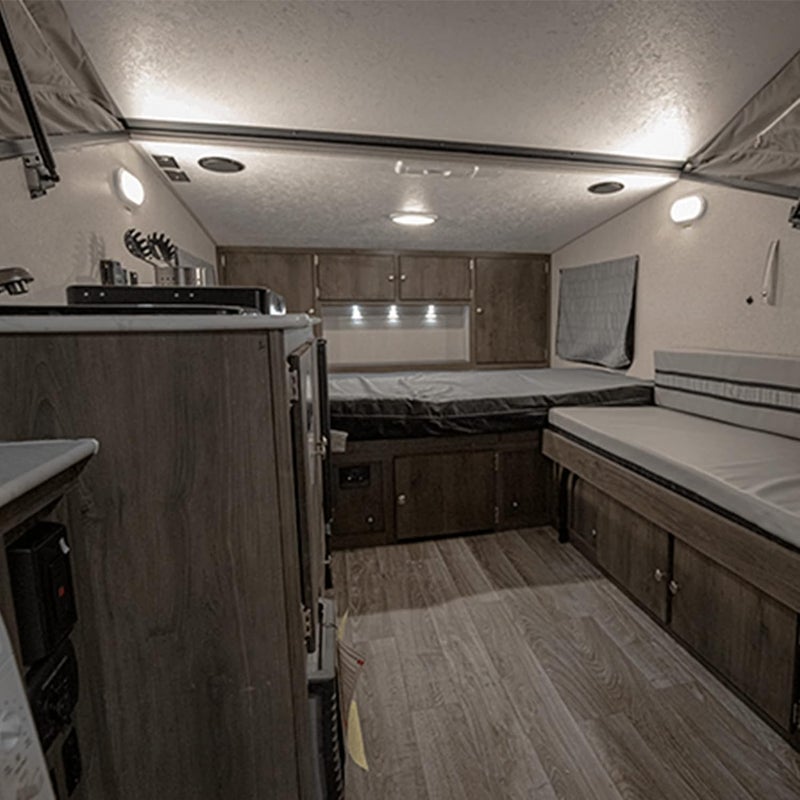 FACON 12V LED Bright RV Pancake Light Surface Mount, DDS01-008, 12Volt Interior Light with Switch, for RV Motorhomes Camper Caravan Trailer Boat, 3400K - Image 5