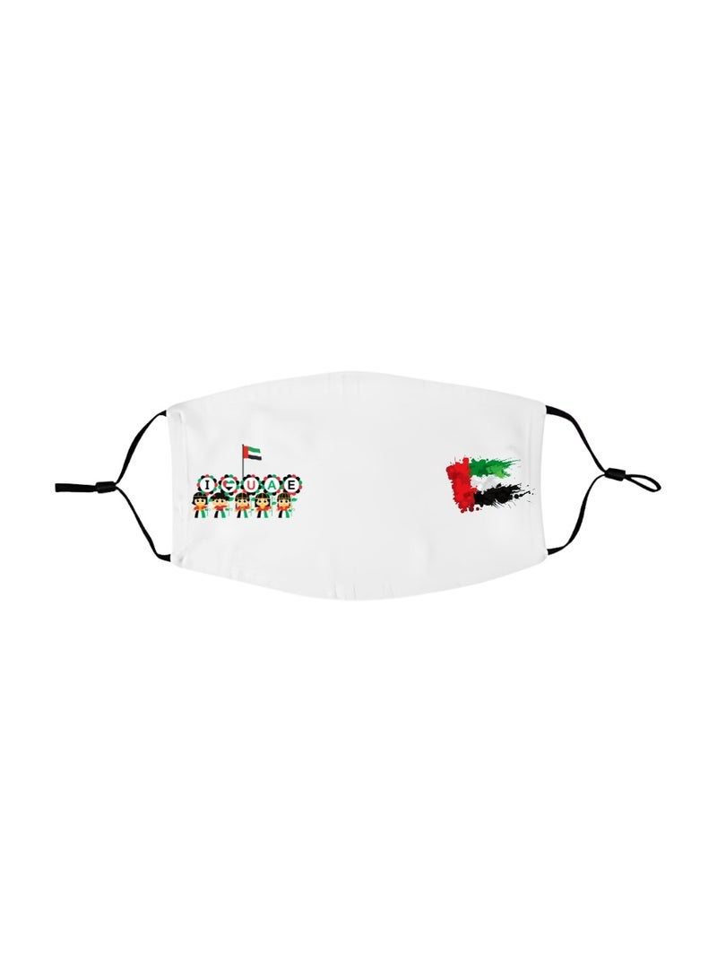 PRINTSHOP4ME Facecover For Celebrating UAE National Day Spirit Of The Union Flag Day Celebrations Facemask Cover For Kids | Men | Women - Adjustable Length - Image 1