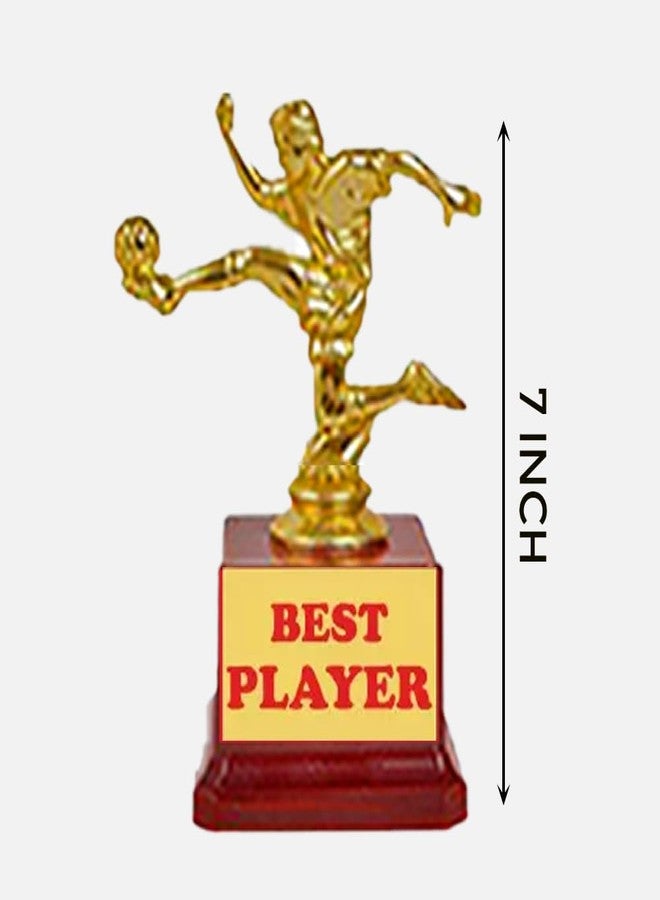 BAREEZE PURE Football Trophy Best Player Football Trophy Cup Gold Premium Trophy for Football Tournament - Image 2