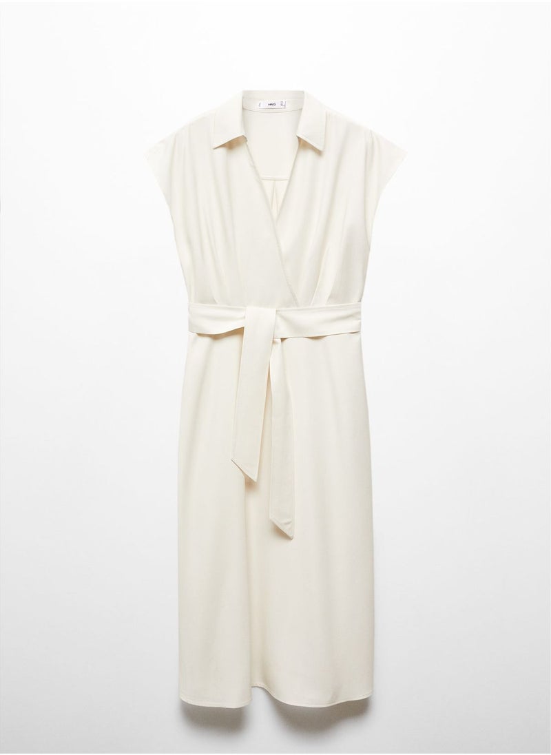 MANGO - Tie Detail Dress - Image 1