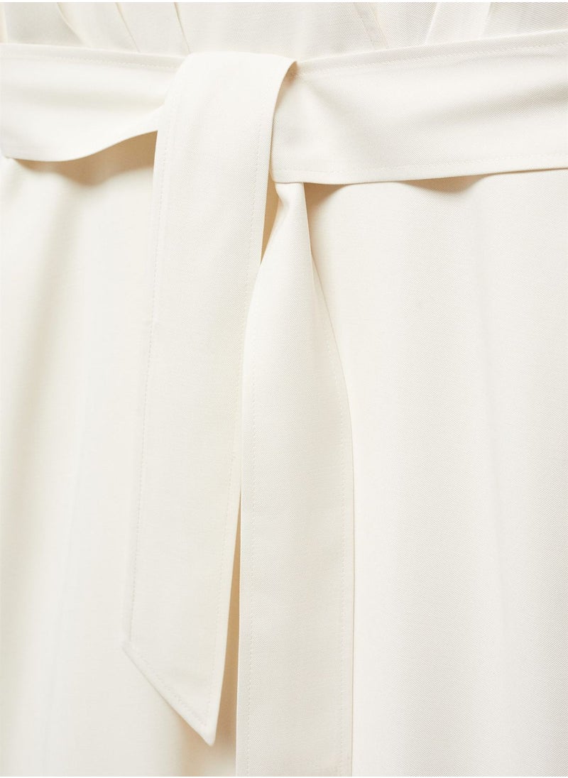 MANGO - Tie Detail Dress - Image 1