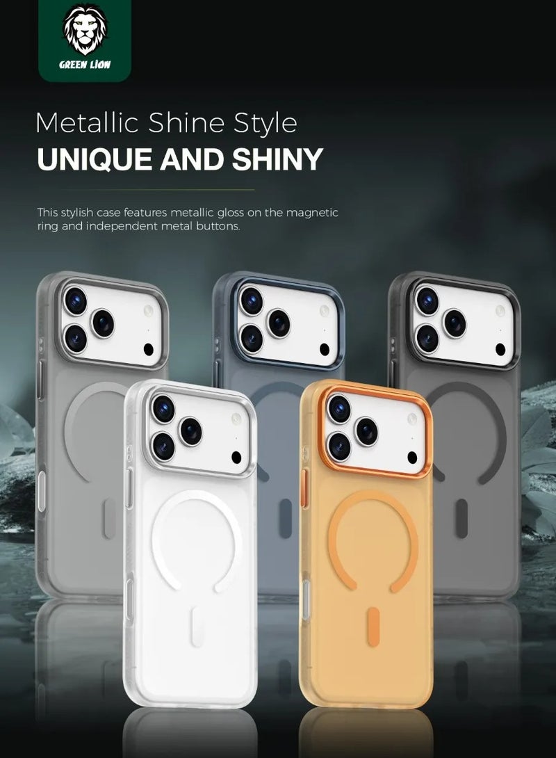 GREEN LION iPhone 17 Pro Matte MagSafe X Case / iPhone 17 Pro MagSafe Cover - Black Titanium - Image 3